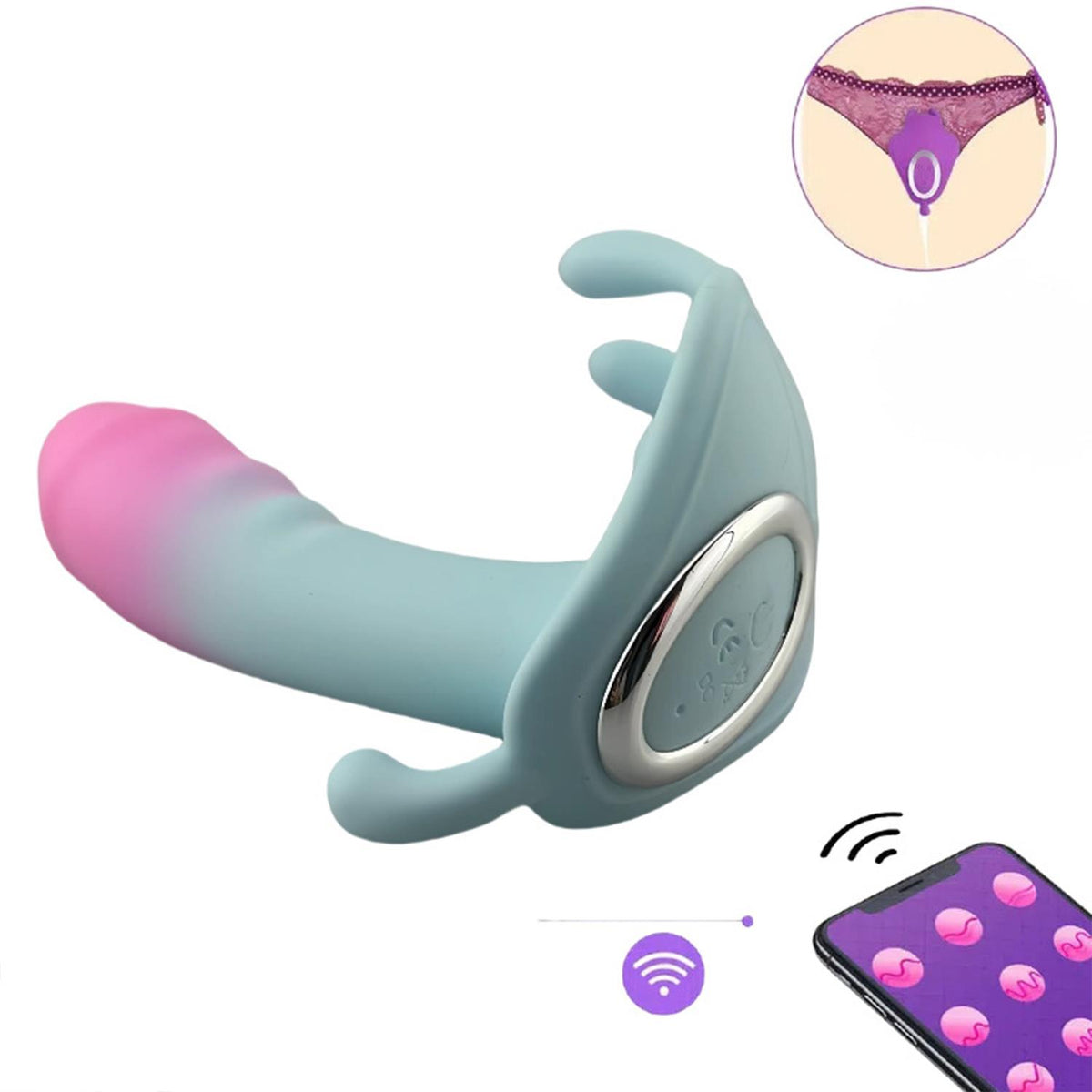 App Controlled Wearable G-Spot and Clitoral Vibrator