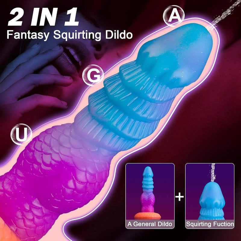 Squirting Fantasy Creature Dildo - 20 cm
