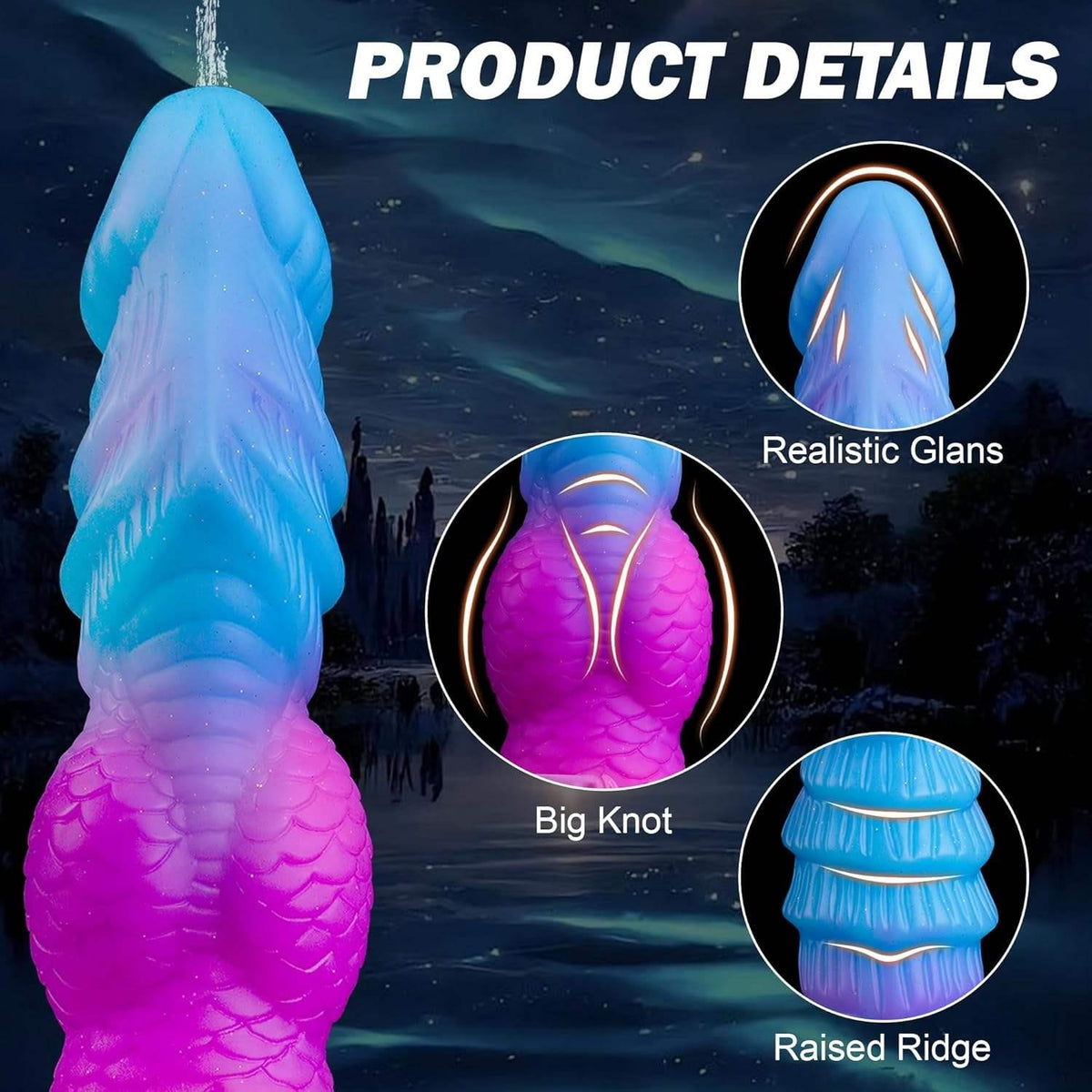 Squirting Fantasy Creature Dildo - 20 cm