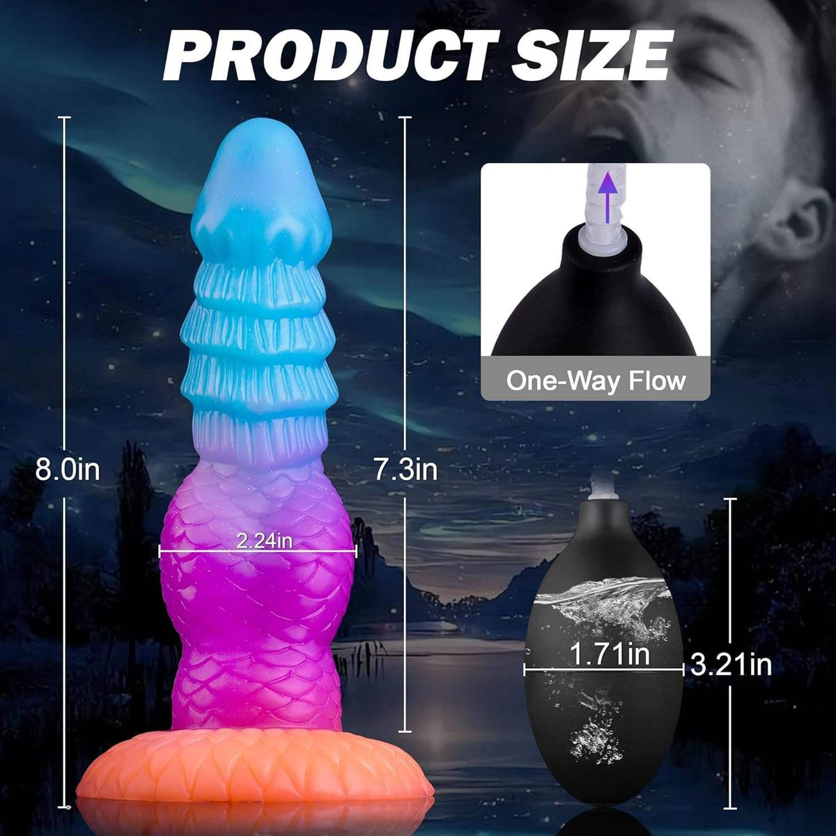 Squirting Fantasy Creature Dildo - 20 cm