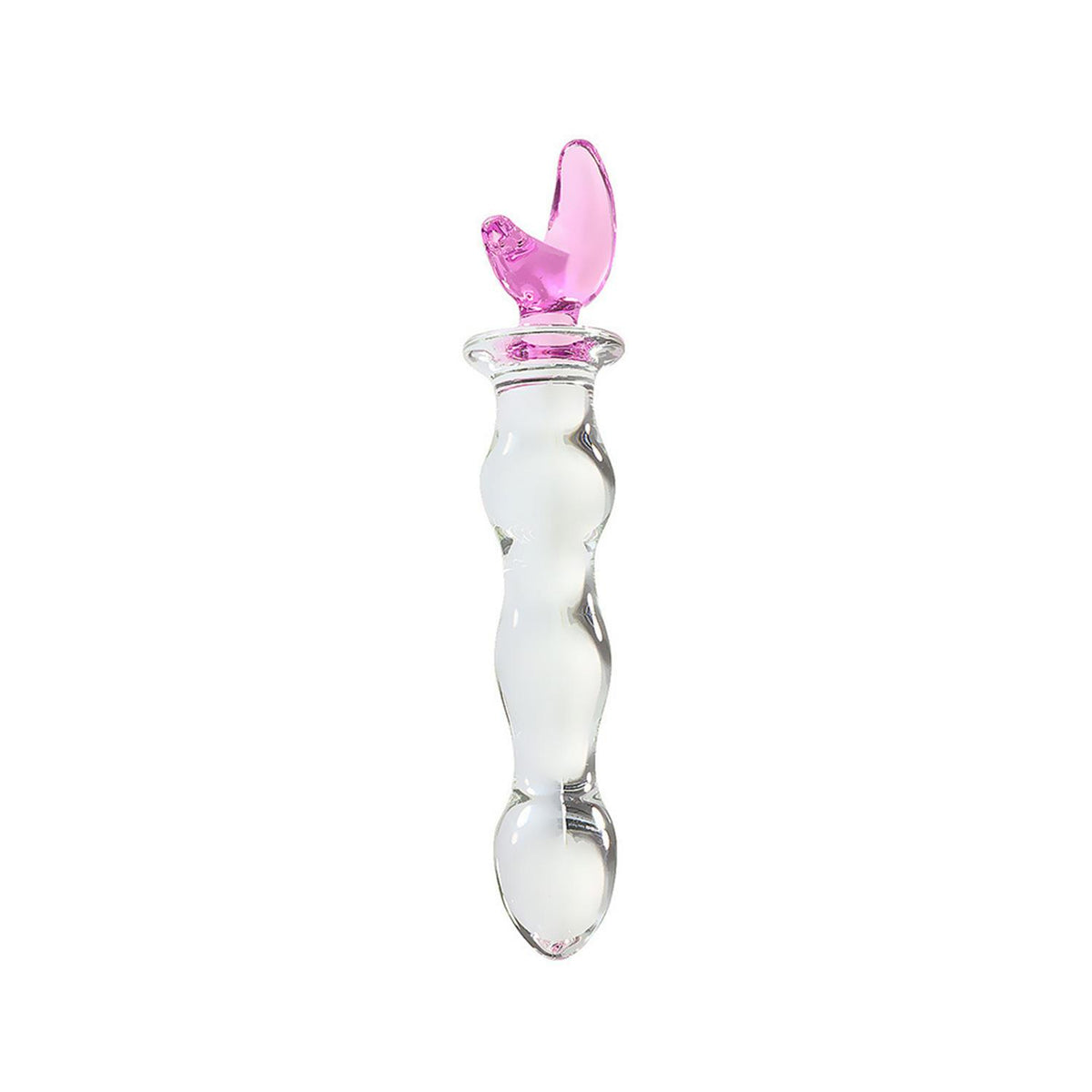 Figured Glass Anal Dildo