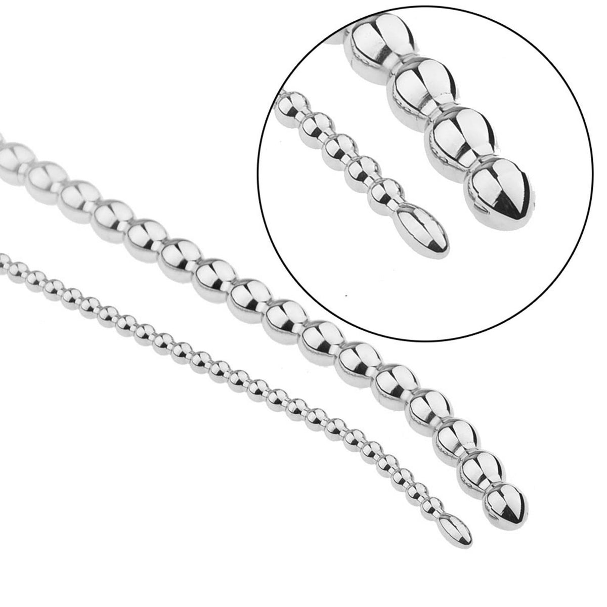 Ribbed Penis Plug 7 mm