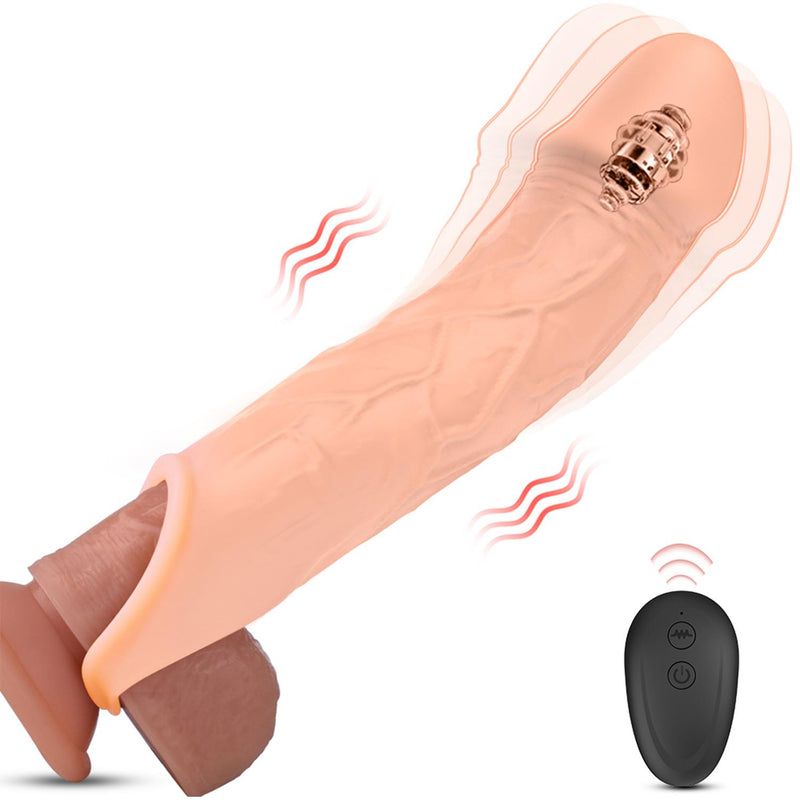 Vibrating Remote Controlled Penis Sleeve