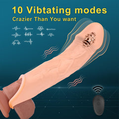 Vibrating Remote Controlled Penis Sleeve