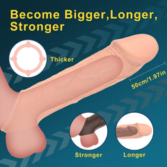 Vibrating Remote Controlled Penis Sleeve