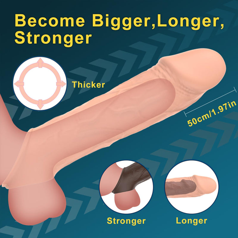 Vibrating Remote Controlled Penis Sleeve