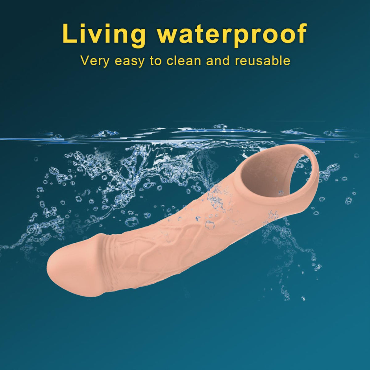 Vibrating Remote Controlled Penis Sleeve
