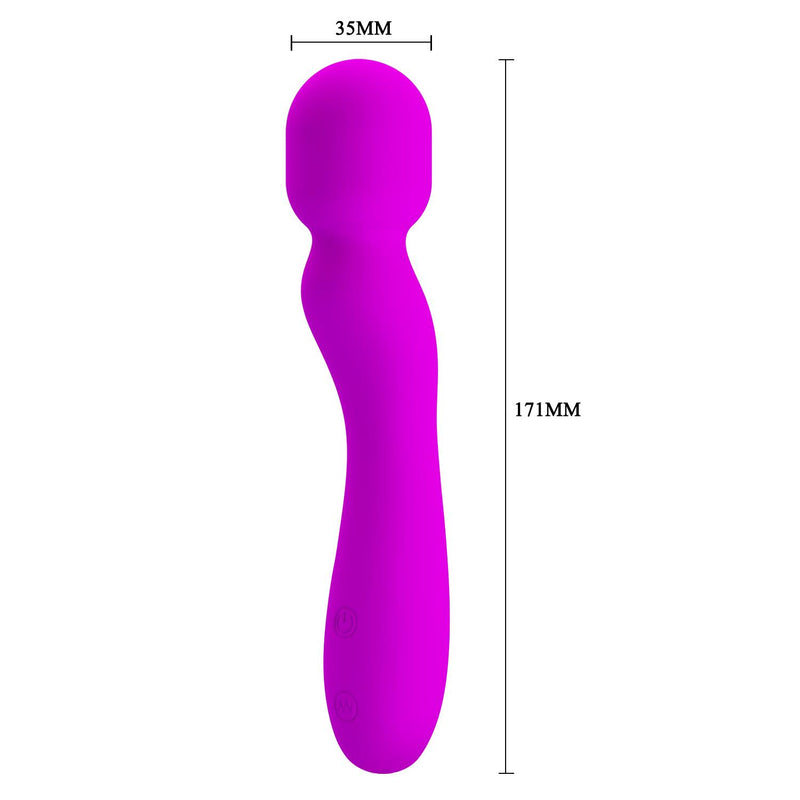 Paul 30 Function Rechargeable Silicone Massage Vibrator