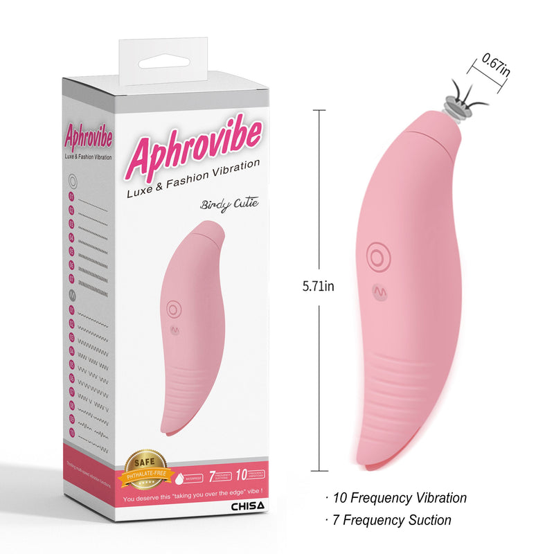 Chisa Birdy Cutie Suction Clitoral Stimulator Vibrator