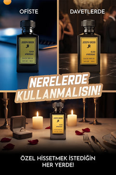Joseph Order Black Aphrodisiac kullanım önerileri: ofiste, davetlerde ve özel anlarda