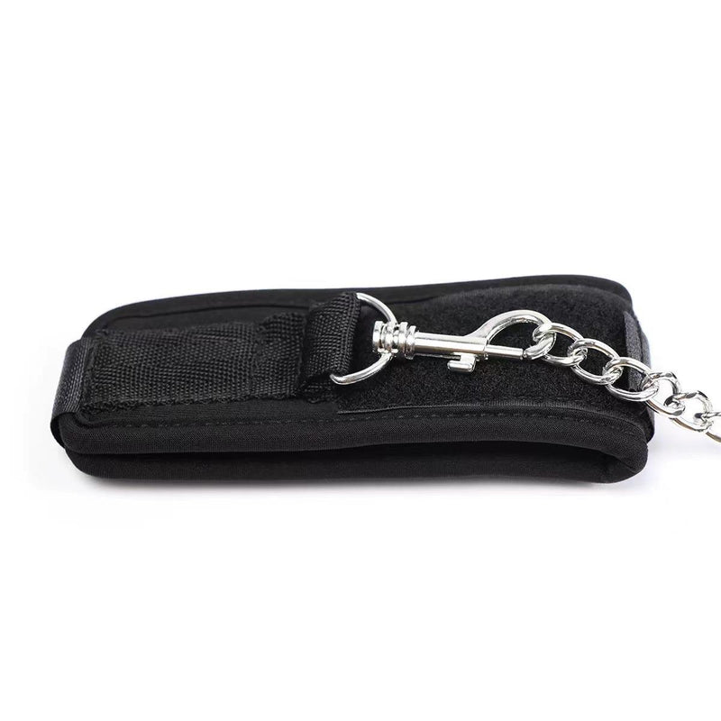 Ball Gag Hand and Ankle Restraint Set Black