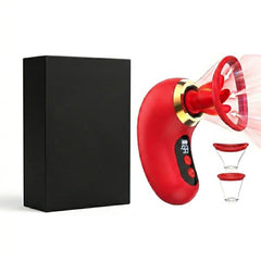 App Controlled Suction and Tongue Vibrator - Digital Display, Quiet, Waterproof