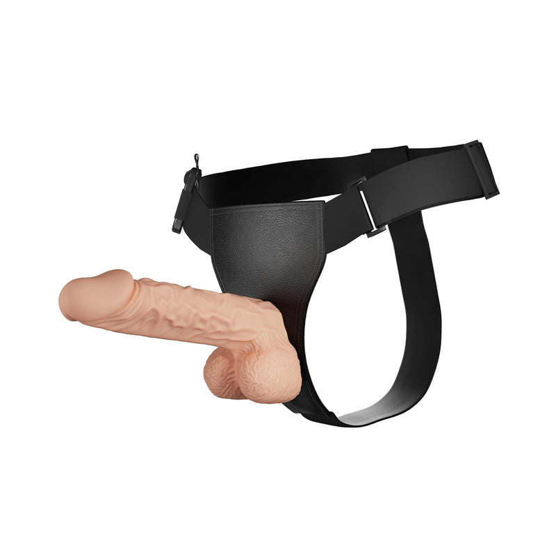 Baile Ultra Passionate Harness Vibrating Strap-On Set 24 cm