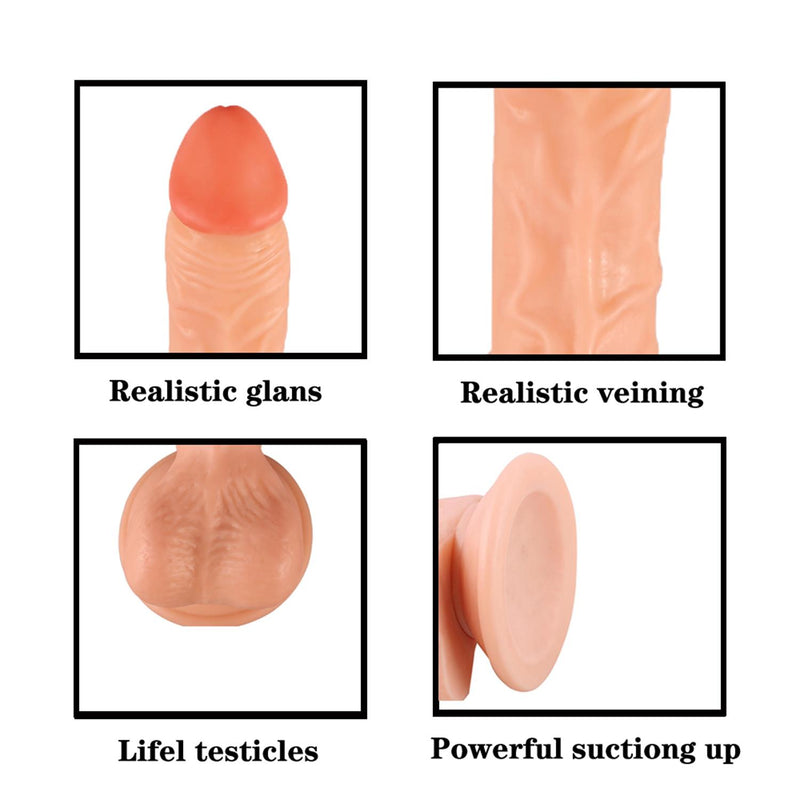 Strap-On Realistic Dildo 17 cm