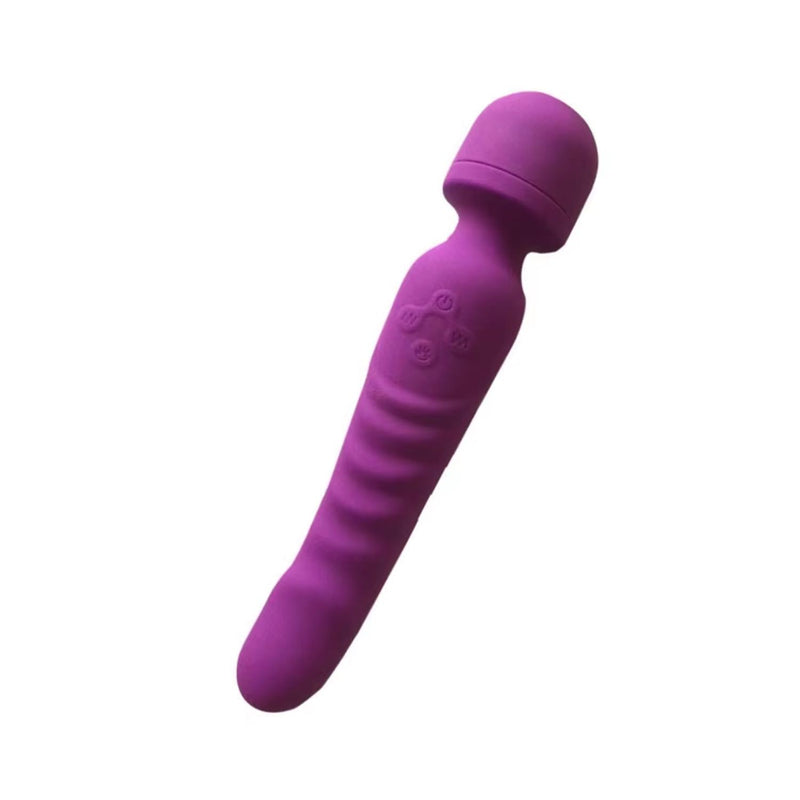 Double Ended Wand Vibrator Purple