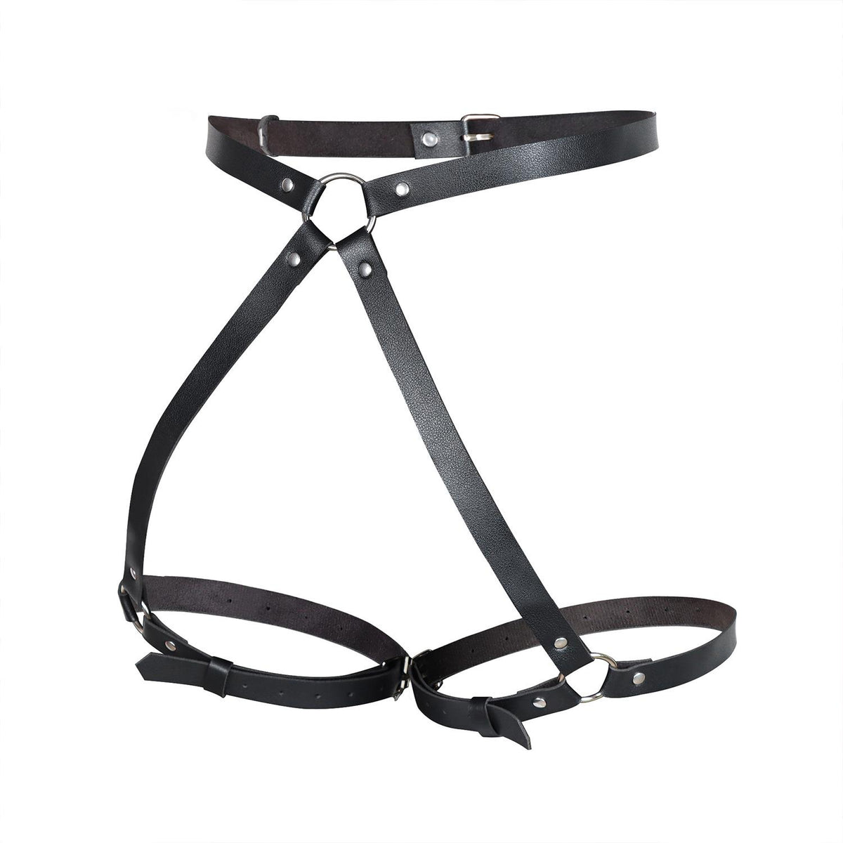 Black Adjustable Thigh and Hip Harness