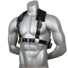 Erkek Deri Göğüs Harness Omuz ve Göğüs Aksesuarı