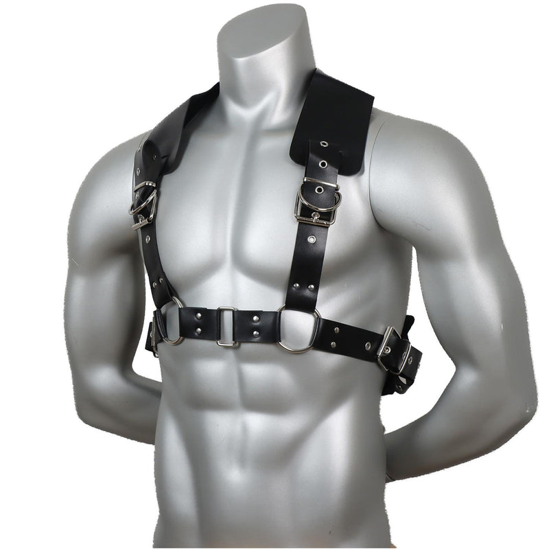 Erkek Deri Göğüs Harness Omuz ve Göğüs Aksesuarı