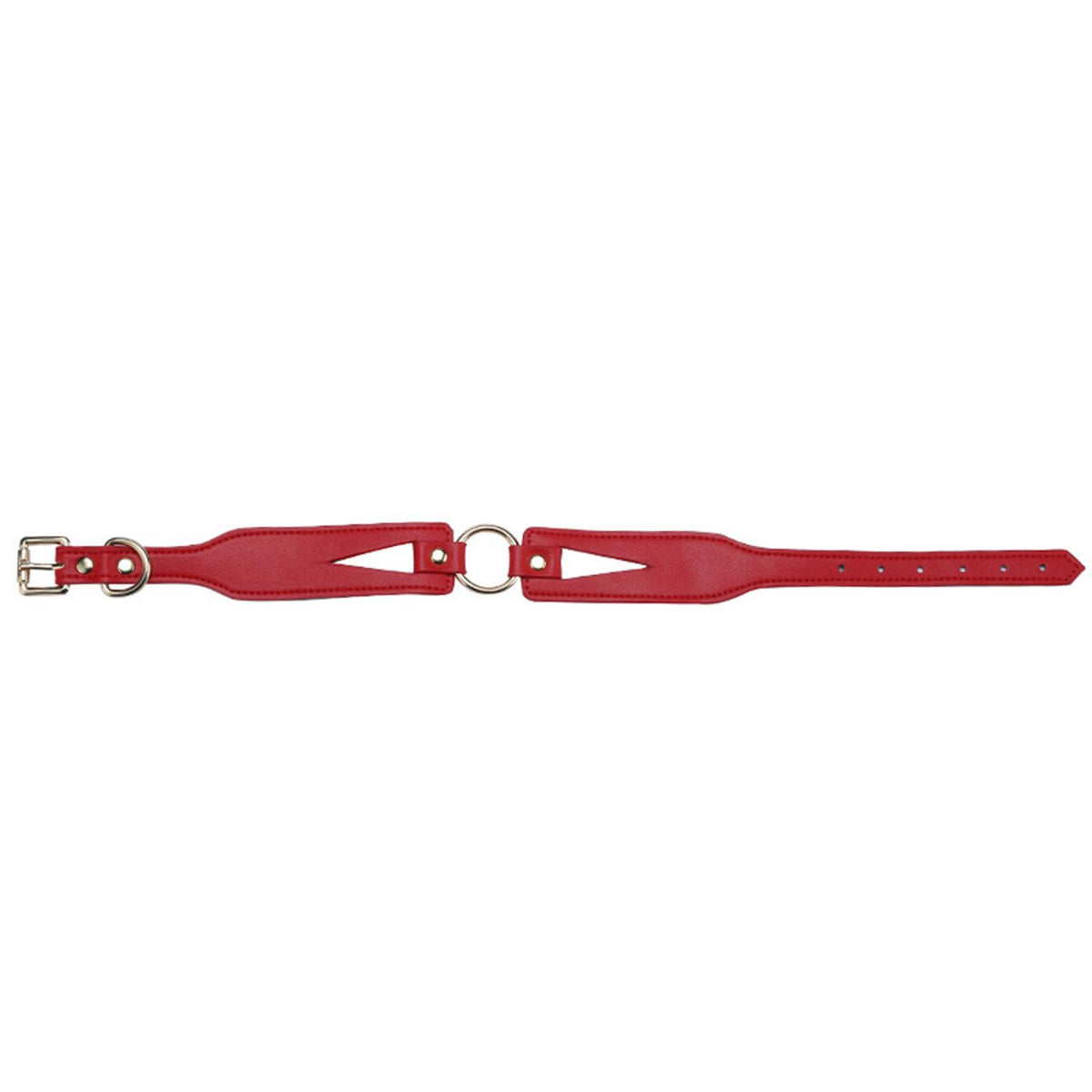 Fantasy Collar with Chain Leash Red