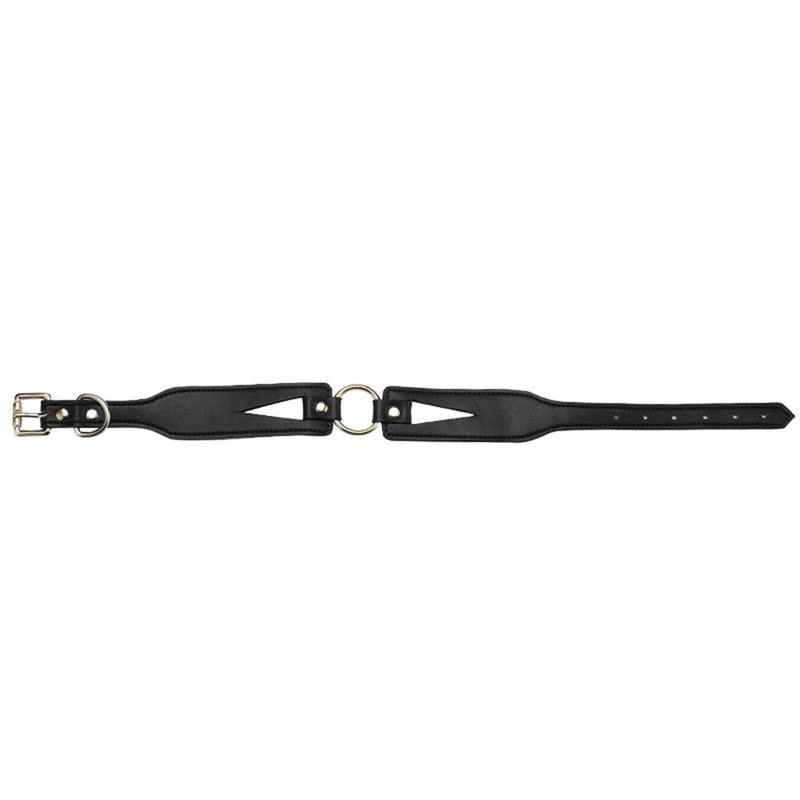 Fantasy Collar with Chain Leash Black