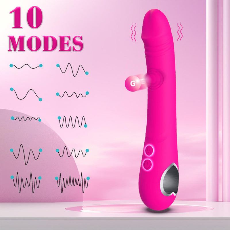 G-Spot Vibrator 10 Function Rechargeable - Quiet and Powerful Massager