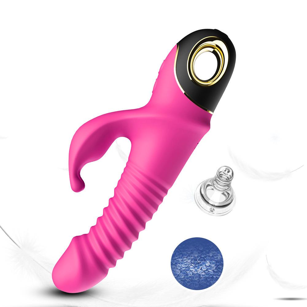 Thrusting Rabbit Vibrator Rose Pink