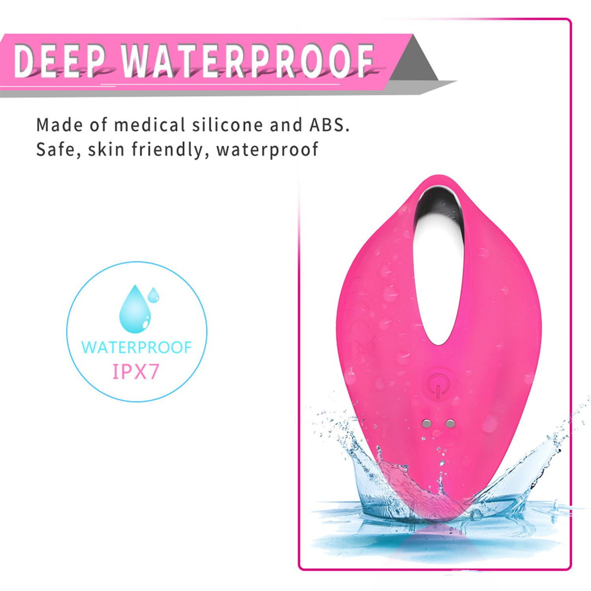 Wireless Remote Controlled Wearable Clitoral Vibrator Purple - USB Rechargeable, Quiet and Waterproof