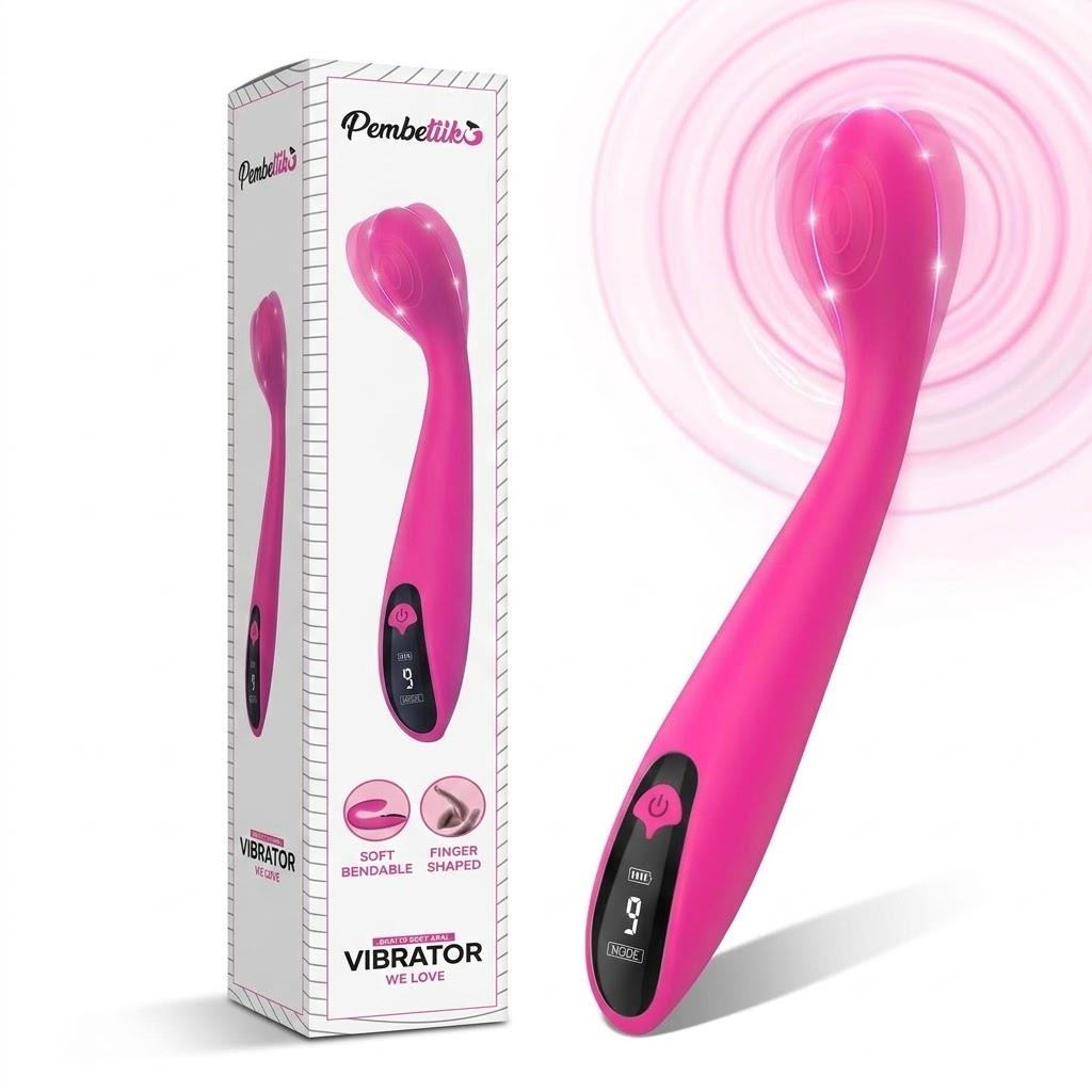 Klitoris Uyarıcılı Modern Vibratör Rose Pembe