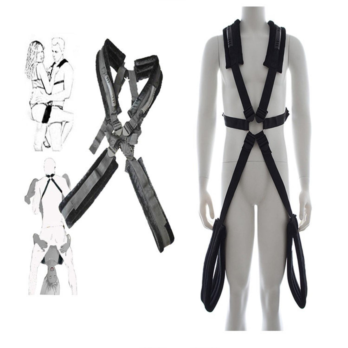 Position Support Fantasy Sling Black