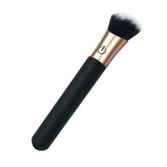 Makeup Brush Shaped Vibrator Black