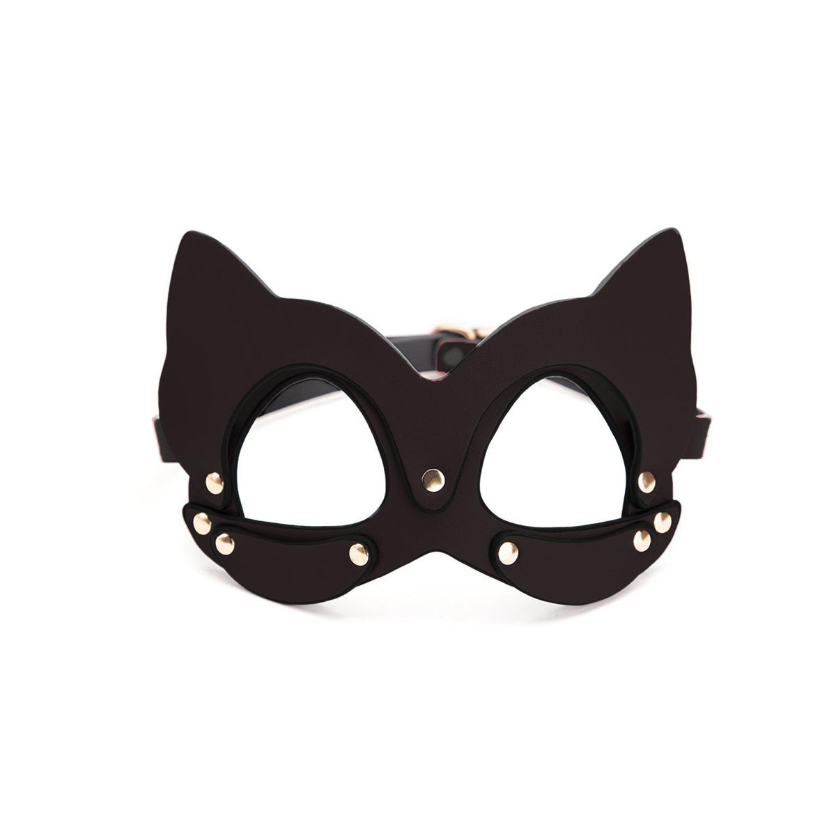 Leather Fantasy Mask Black