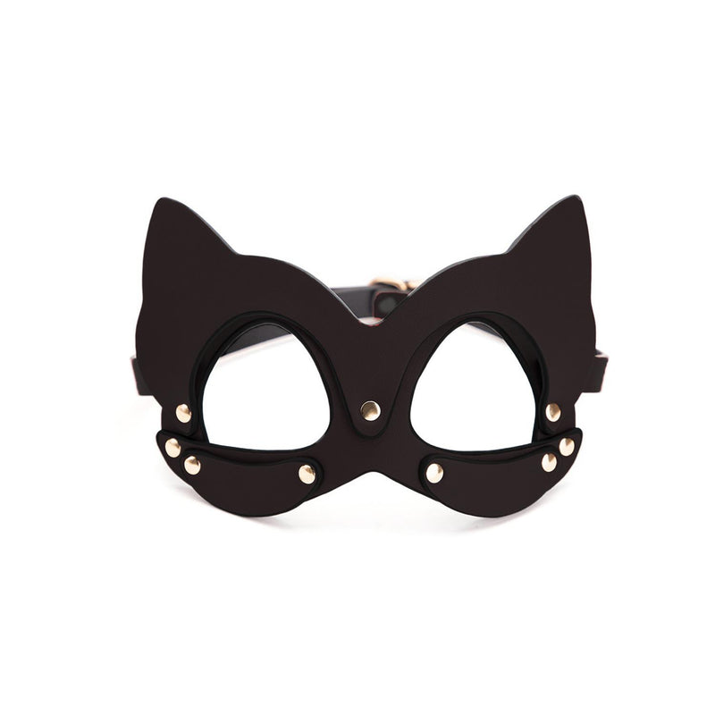Leather Fantasy Mask Black