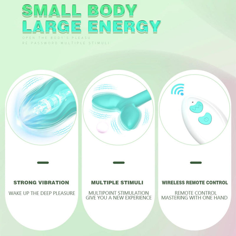Mobile App Controlled Dual Motor Vibrator - Soft Silicone, 10 Modes