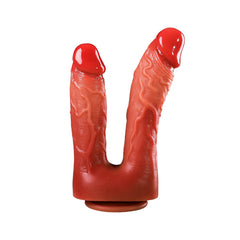 Pembe Tilki Double Ended Realistic Dildo 21.5 cm 19 cm
