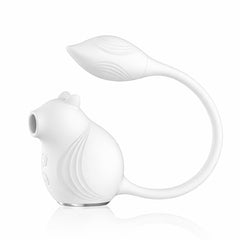 Pembe Tilki Squirrel Vibrator with Clitoral Stimulator White