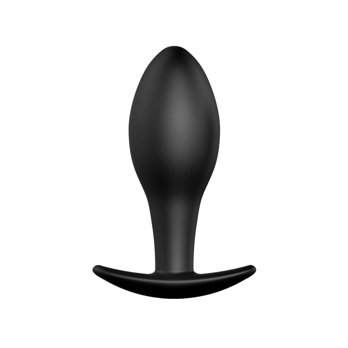Pretty Love Black Velvet Touch Silicone Anal Plug