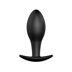 Pretty Love Black Velvet Touch Silicone Anal Plug