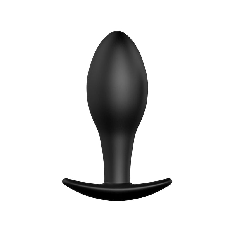 Pretty Love Black Velvet Touch Silicone Anal Plug