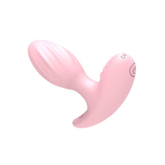 Remote Controlled Rechargeable Vibrating Anal Plug Pink (8.48 cm)