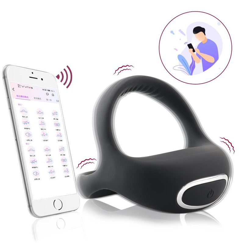 App Controlled Vibrating Cock Ring