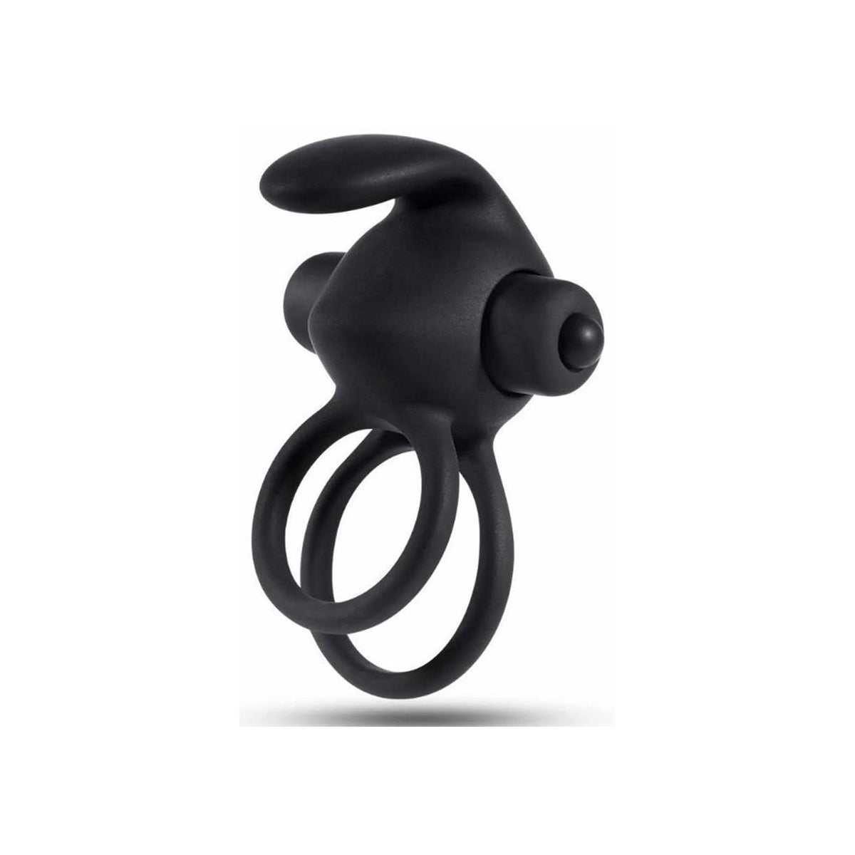 Vibrating Rabbit Cock Ring Black