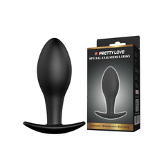 Pretty Love Black Velvet Touch Silicone Anal Plug
