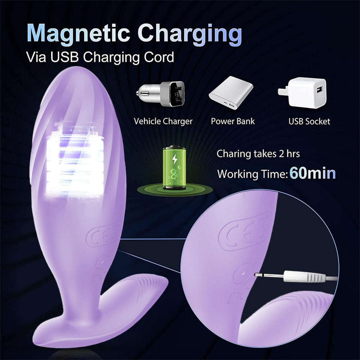 Remote Controlled Modern Vibrator Pink
