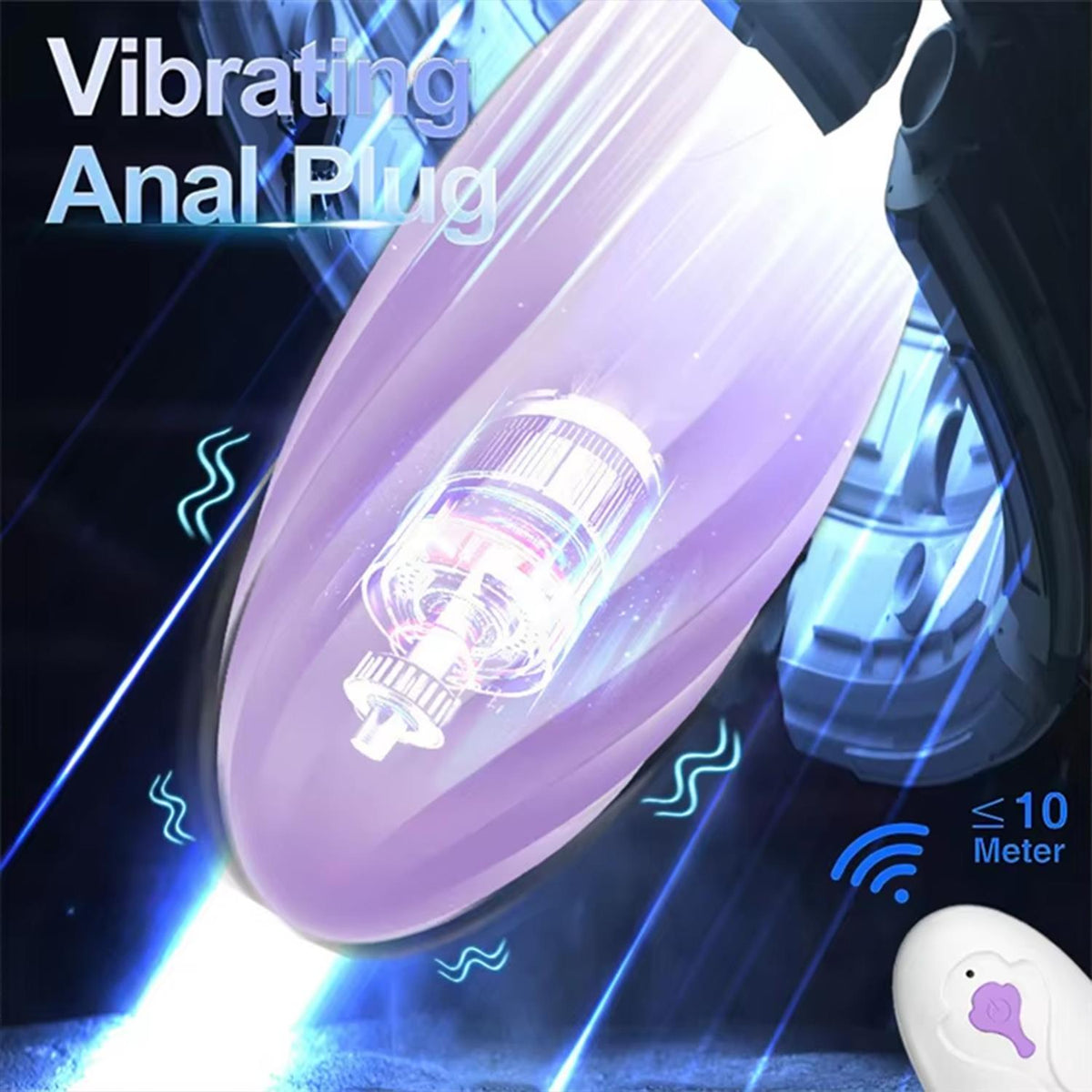 Remote Controlled Modern Vibrator Pink