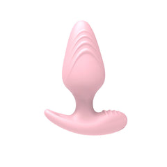 Remote Controlled Rechargeable Vibrating Anal Plug Black 10 cm