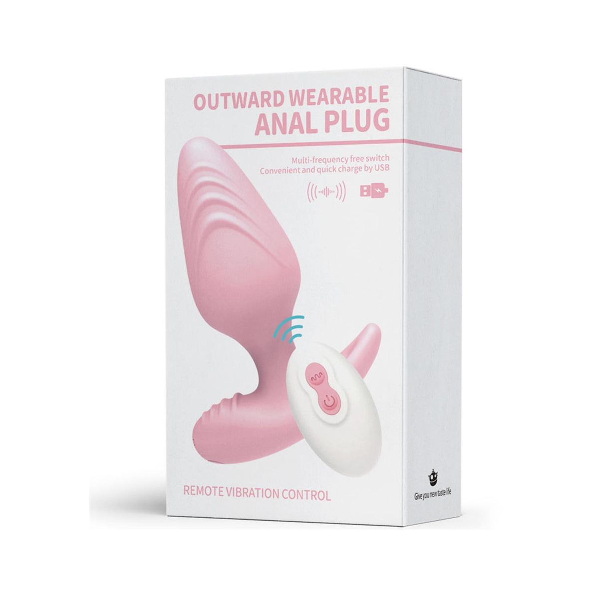 Remote Controlled Rechargeable Vibrating Anal Plug Black 10 cm