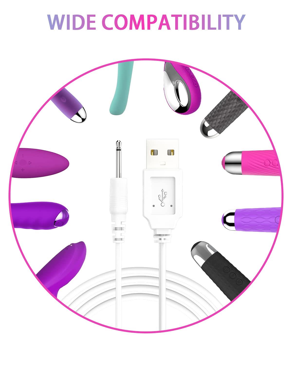 DC Tip USB Charging Cable for Vibrators 30 cm