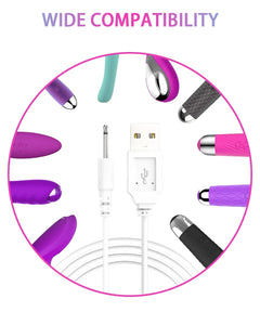 DC Tip USB Charging Cable for Vibrators 30 cm
