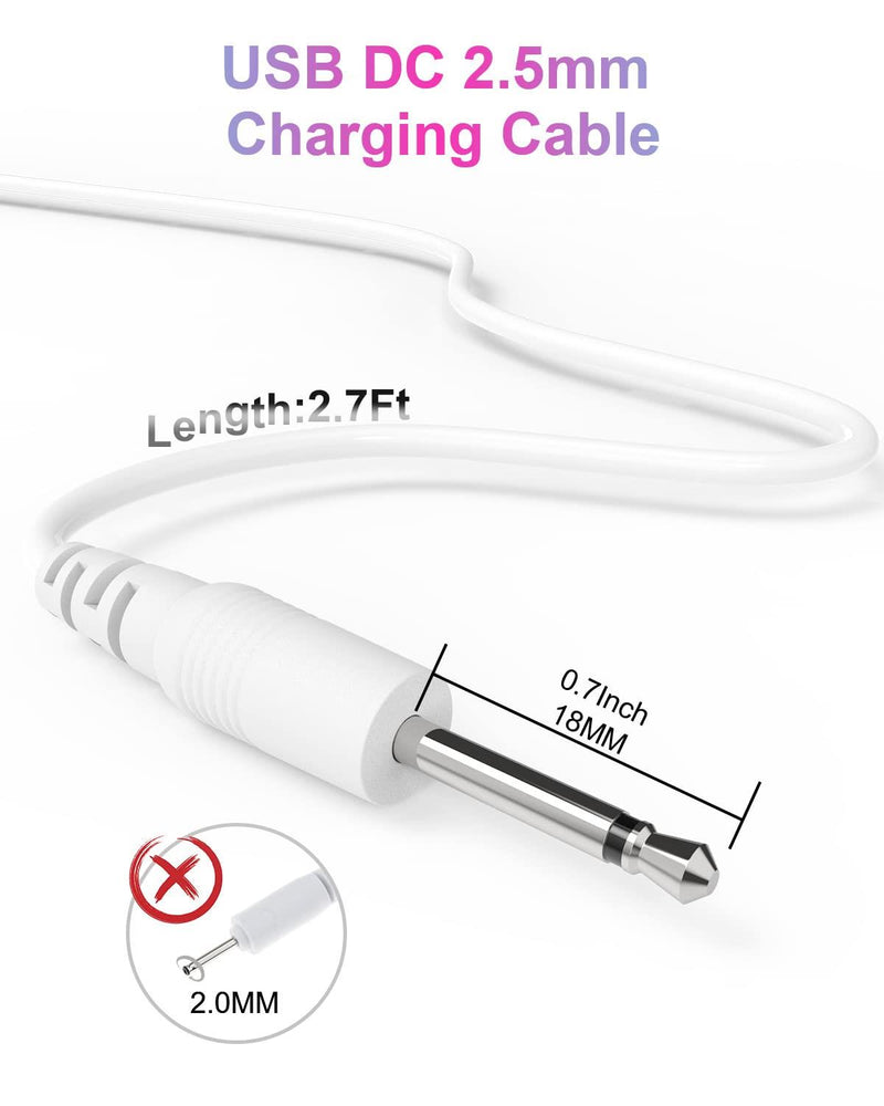 DC Tip USB Charging Cable for Vibrators 30 cm
